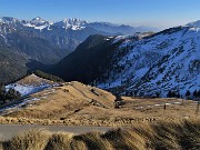 63 Vista sulla Via Priula con Casera Ancogno (1650 m) da dove son salito